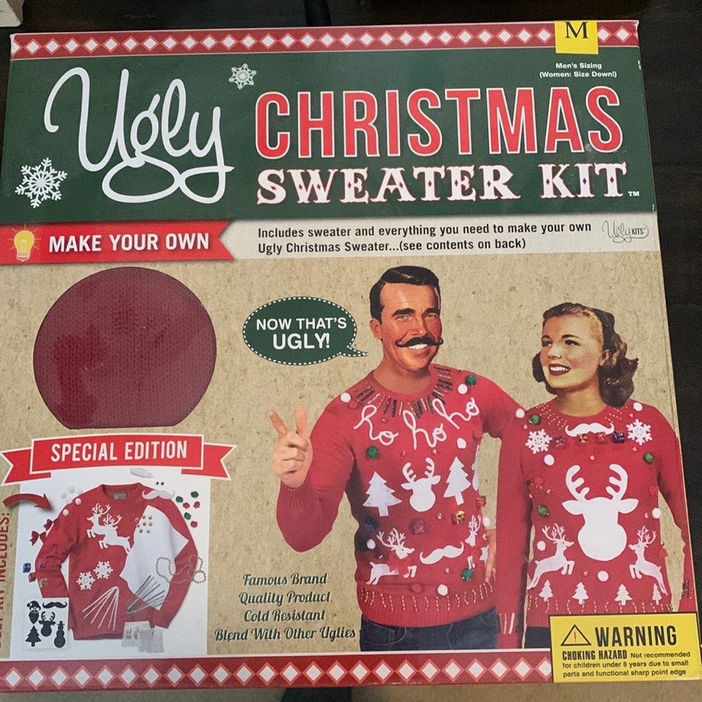 Ugly Sweater Christmas Sweater Kit